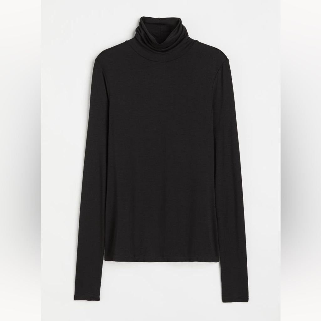 H&M Basic Black Turtle Neck